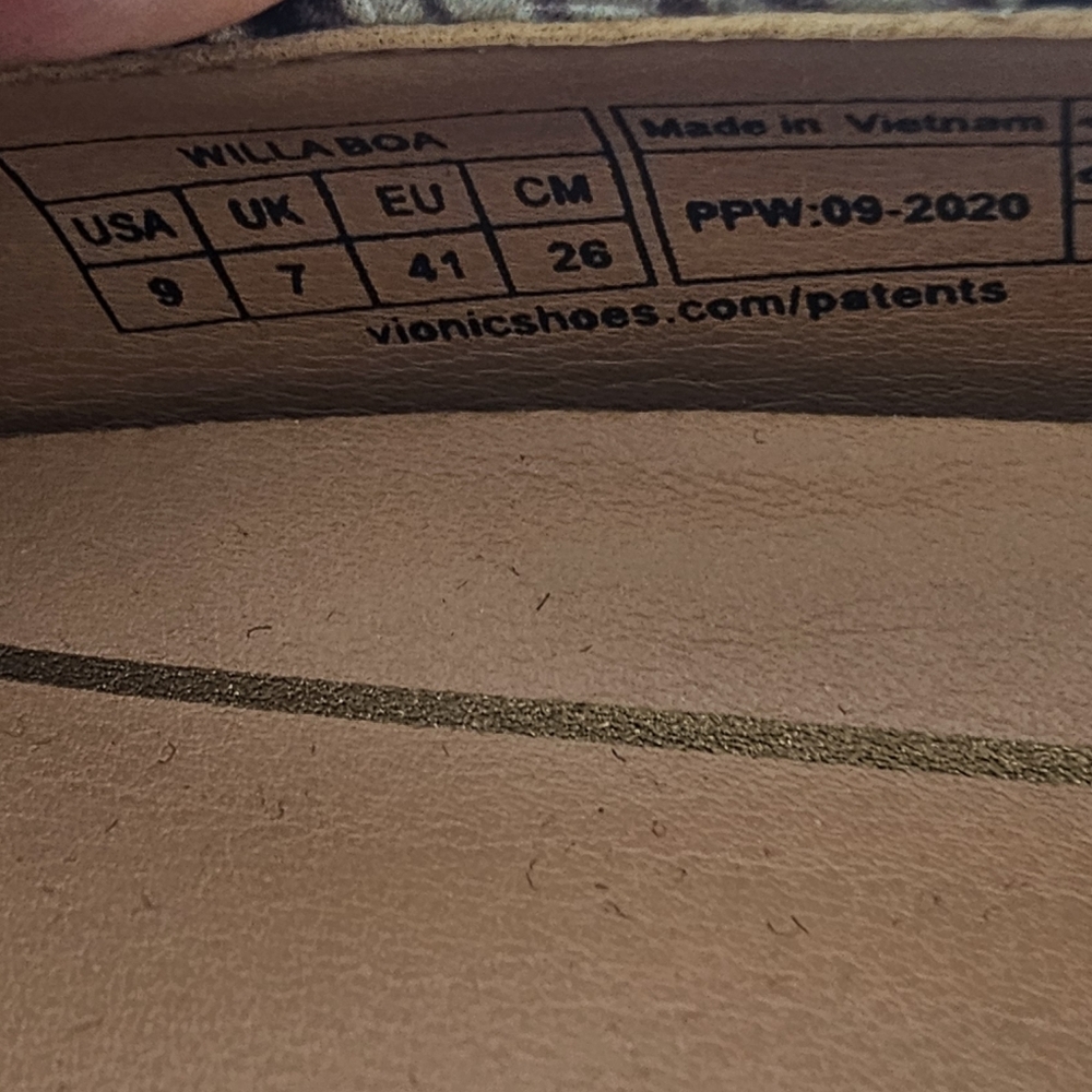 Vionic Willa Boa Snake-Patterned Leather Loafers … - image 8